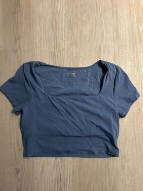 OFFLINE By Aerie Real Me Square Neck crop T-Shirt size XL